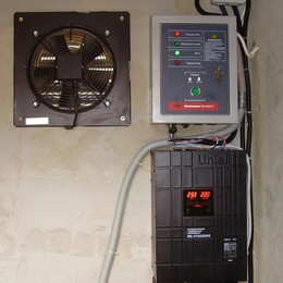 Установка генератора FUBAG BS 6600 DA ES, стабилизаторов и автоматики в частном доме, Краснодар.jp